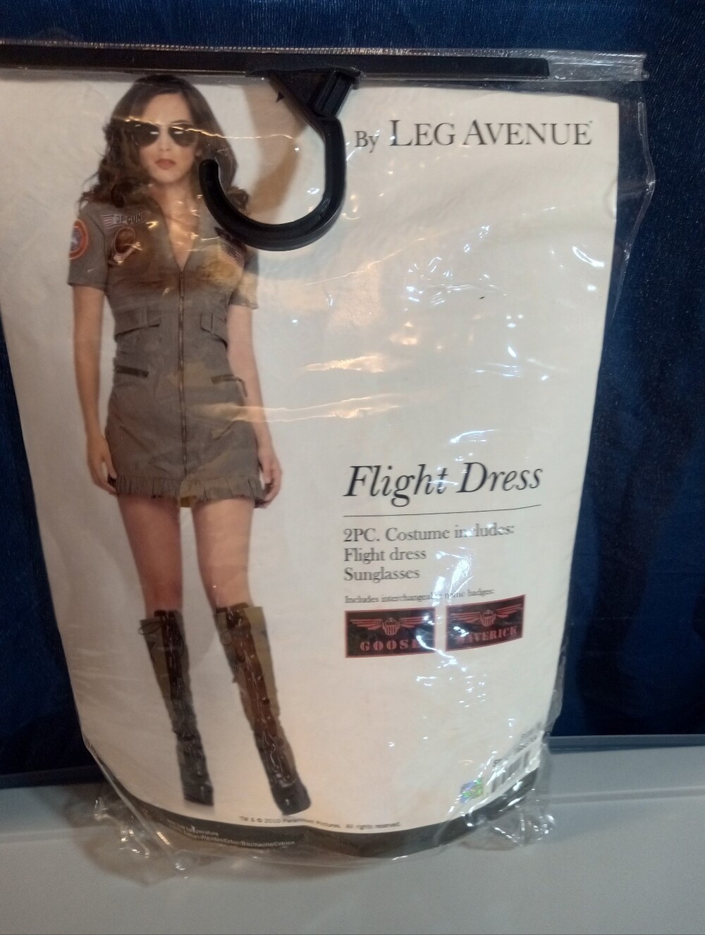 Leg Avenue Women's Olive Green Top Gun Costume
